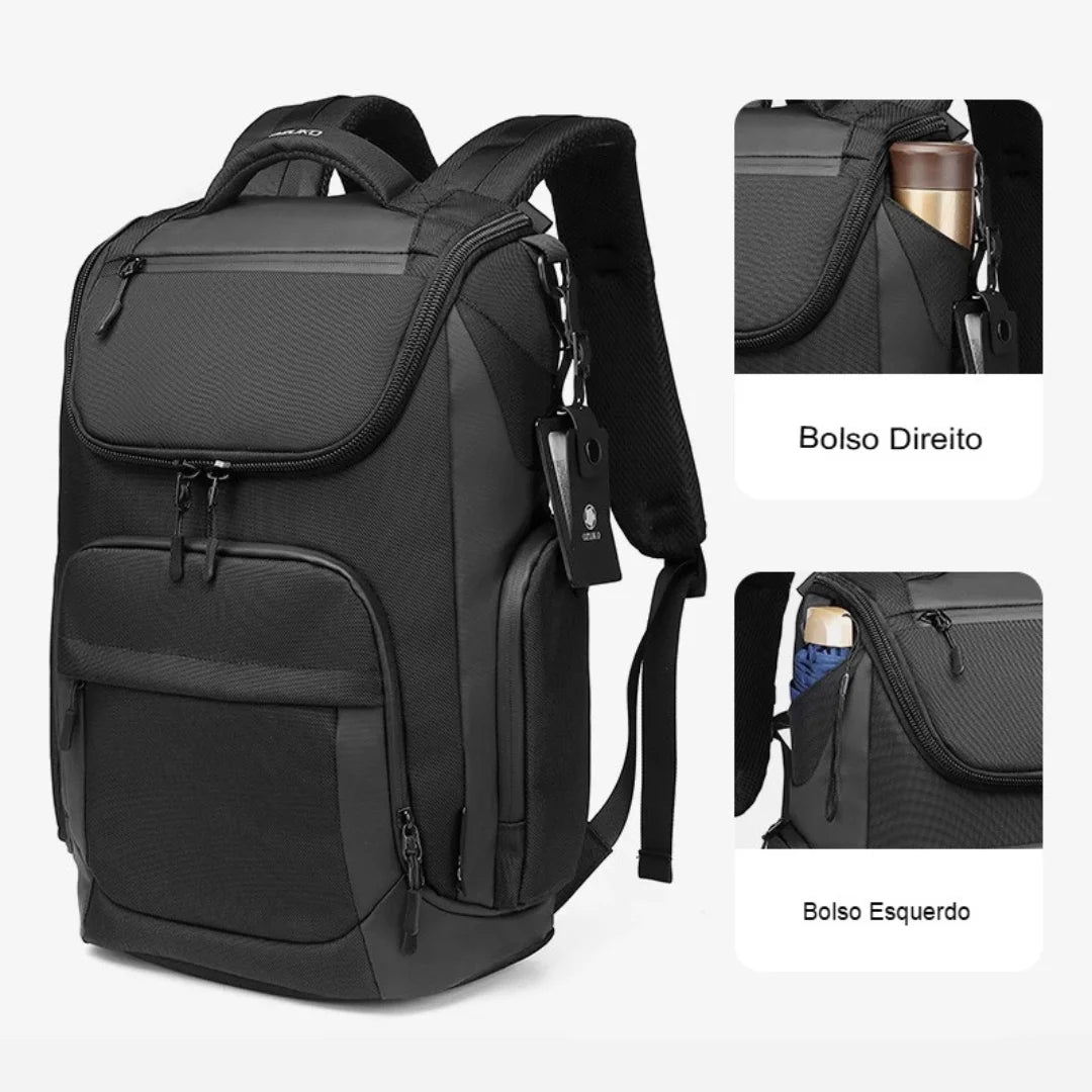 Mochila Executiva Antifurto Impermeável USB Angers
