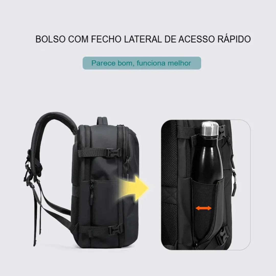 Mochila Executiva Antifurto Notebook Impermeável Braga