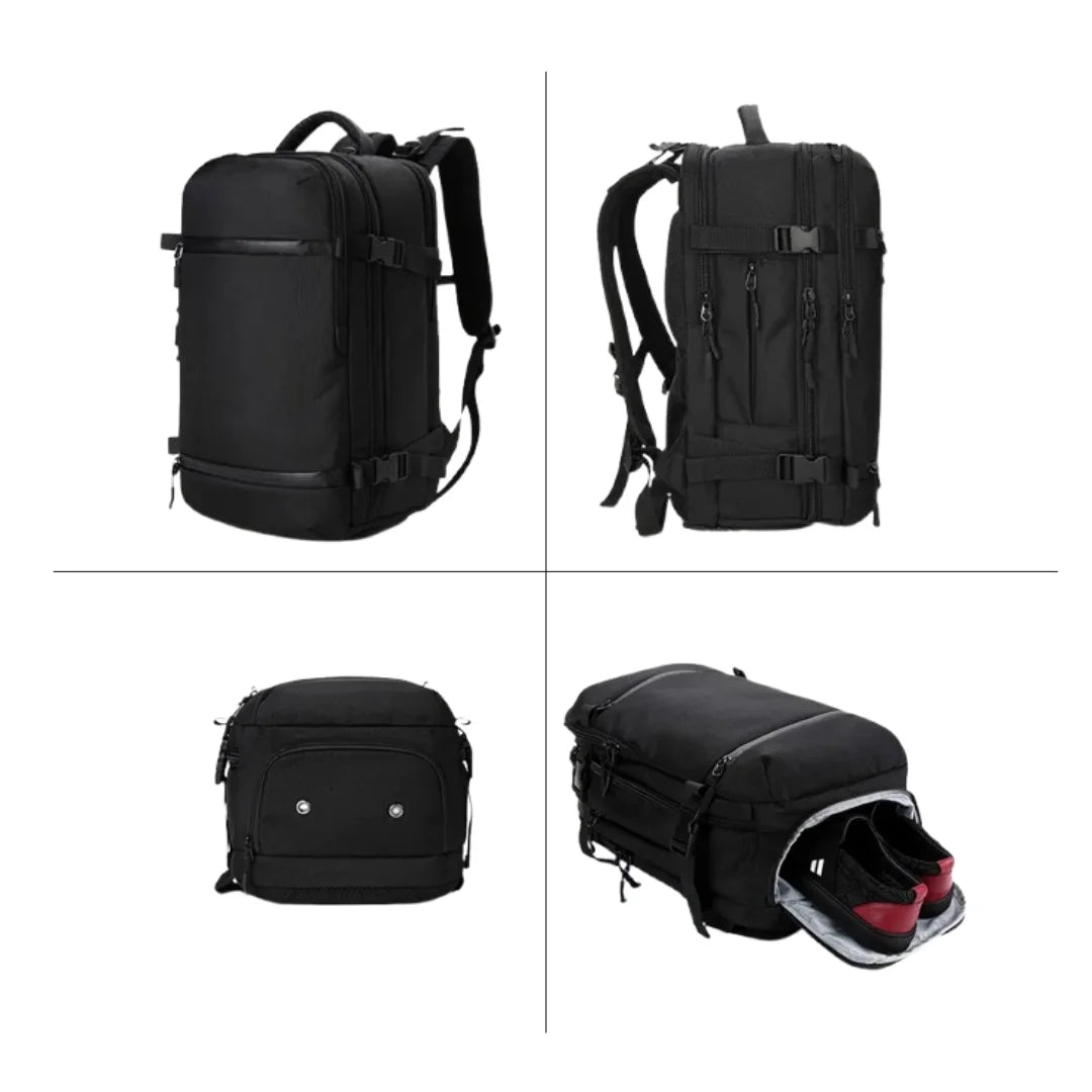 Mochila Executiva de Grande Capacidade Impermeável Viena