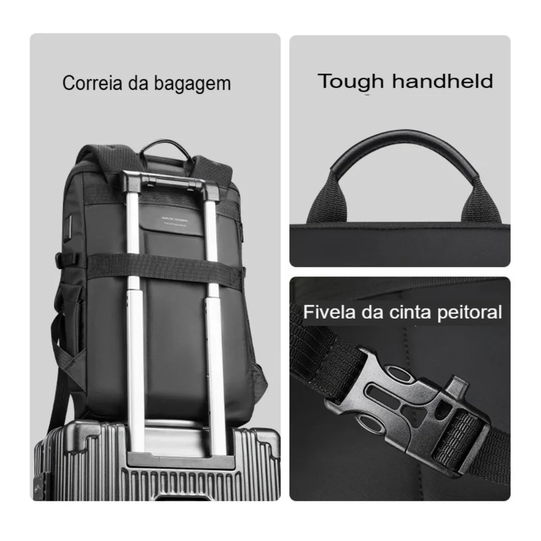 Mochila Executiva e Notebook Impermeável Brecce