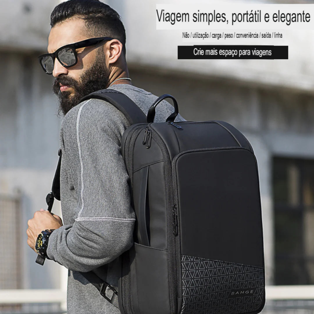 Mochila Executiva e Viagem Expansível USB Verona