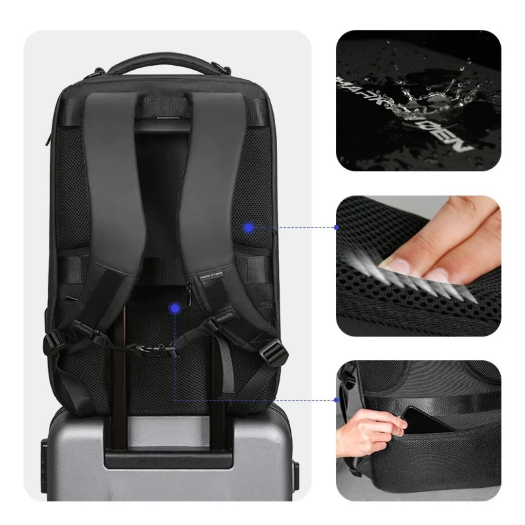 Mochila Para Notebook Porta USB Espaçosa Nexus
