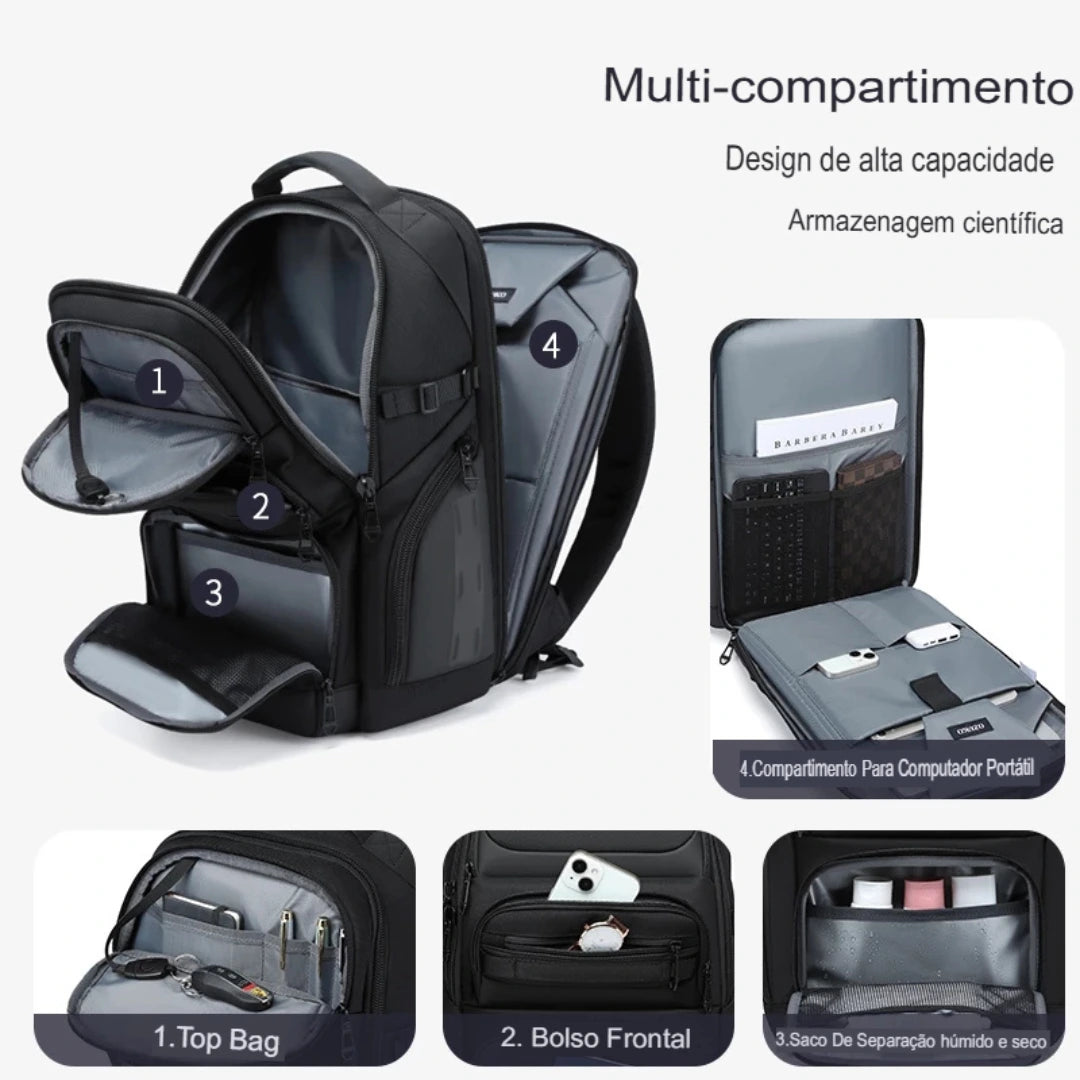 Mochila para Notebook e Trabalho Alta Capacidade Everest