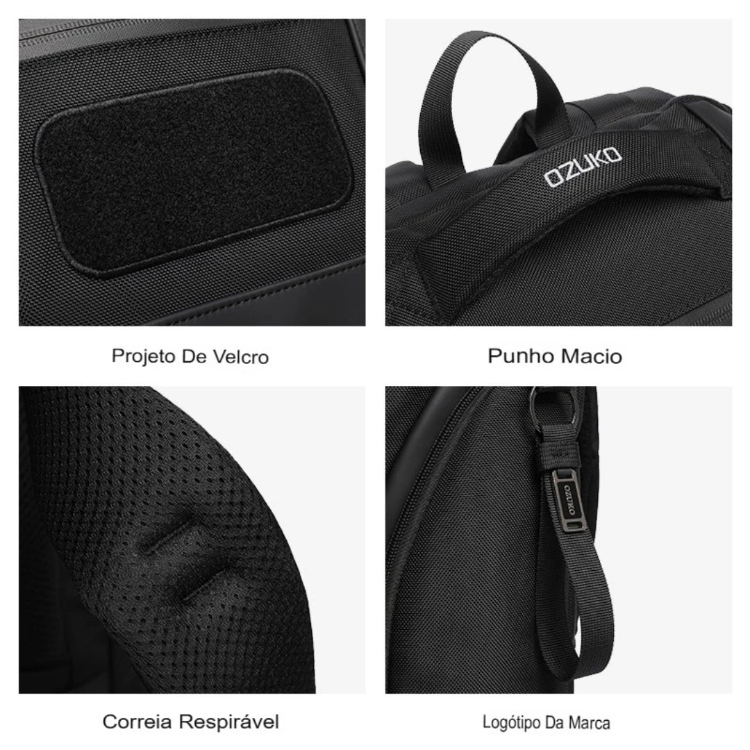 Mochila para Notebook e Viagem Grande Capacidade Atlas