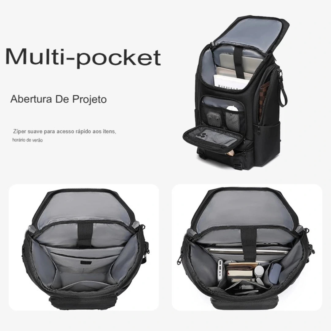 Mochila para Notebook e Viagem Grande Capacidade Atlas