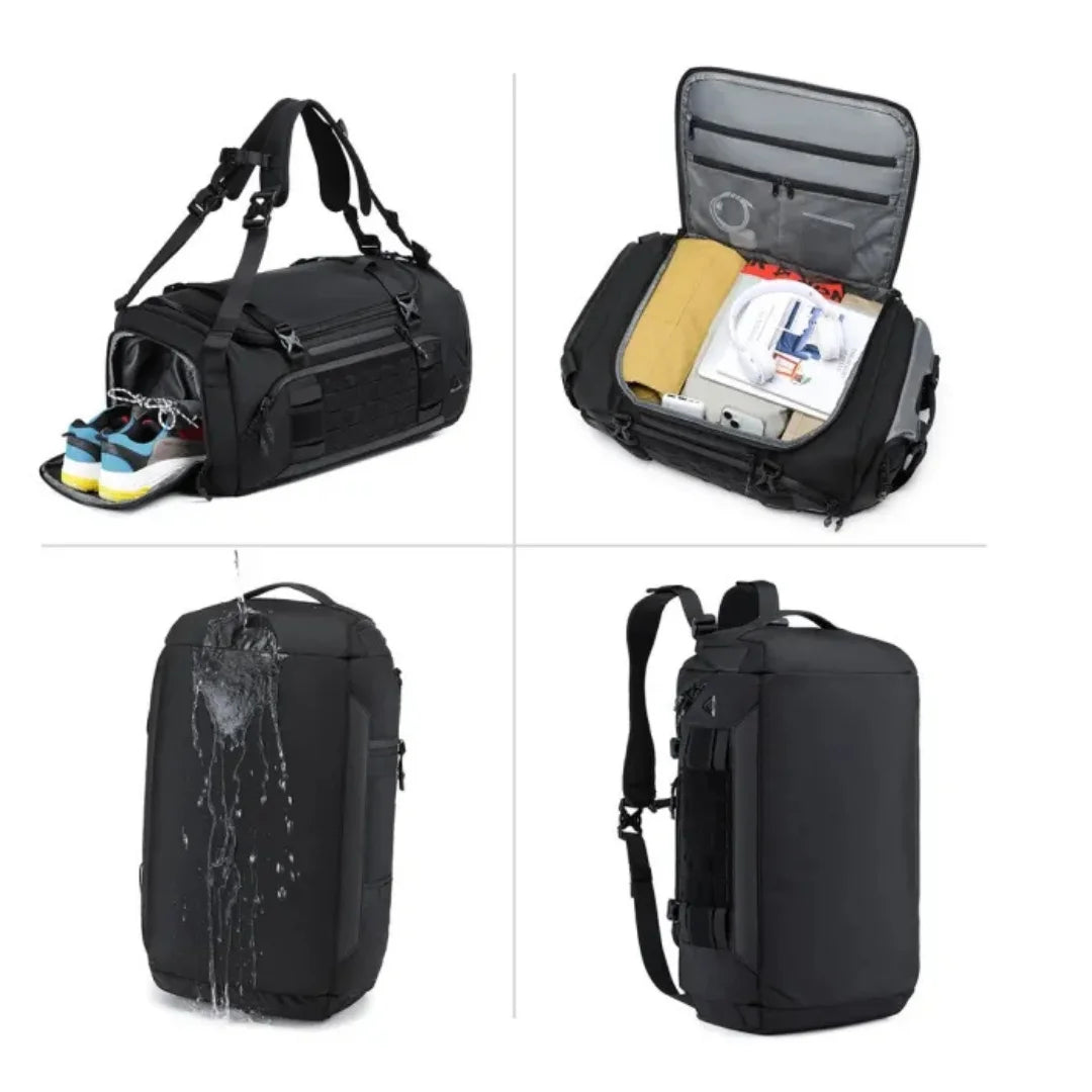 Mochila para Viagem Impermeável de Grande Capacidade Drake