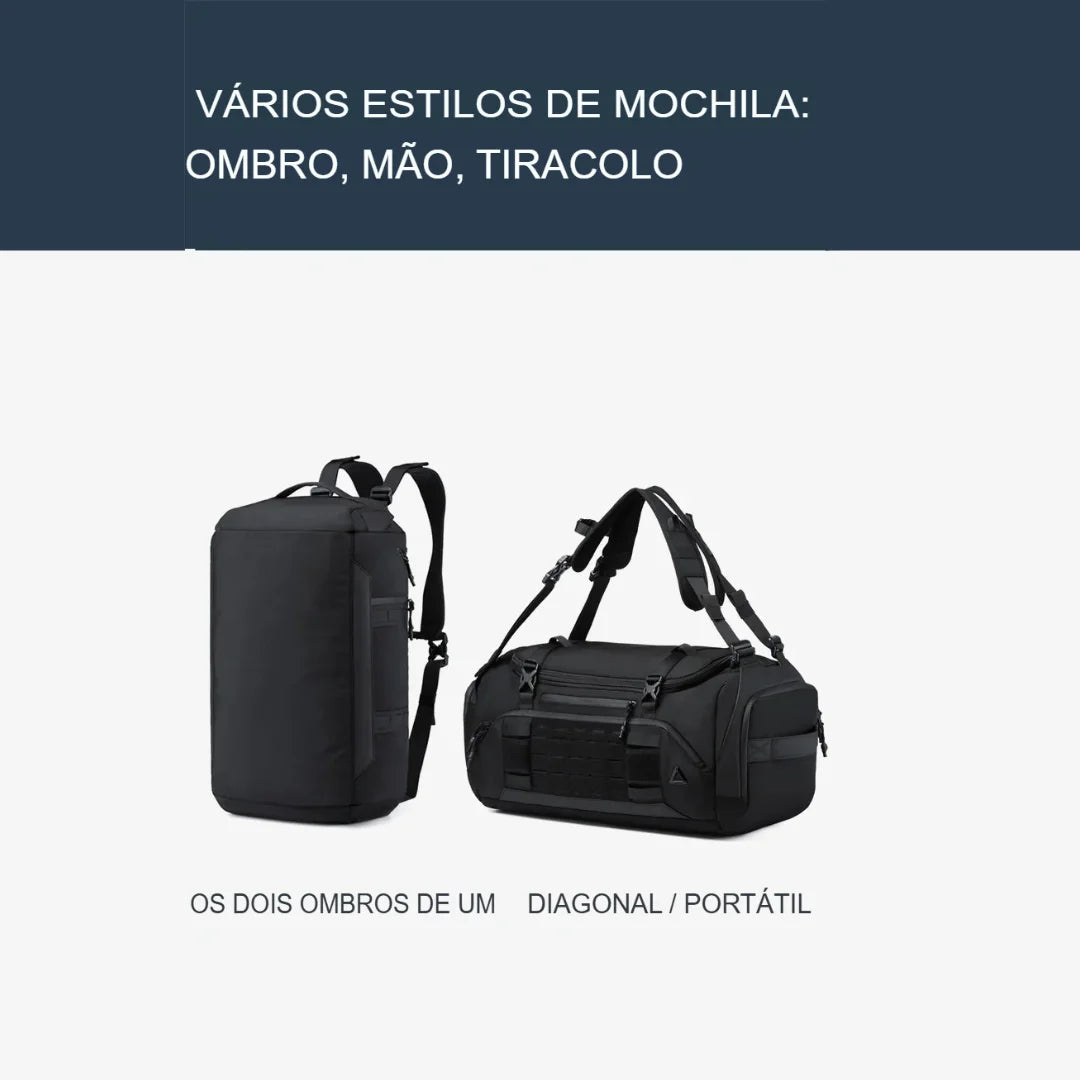 Mochila para Viagem Impermeável de Grande Capacidade Drake