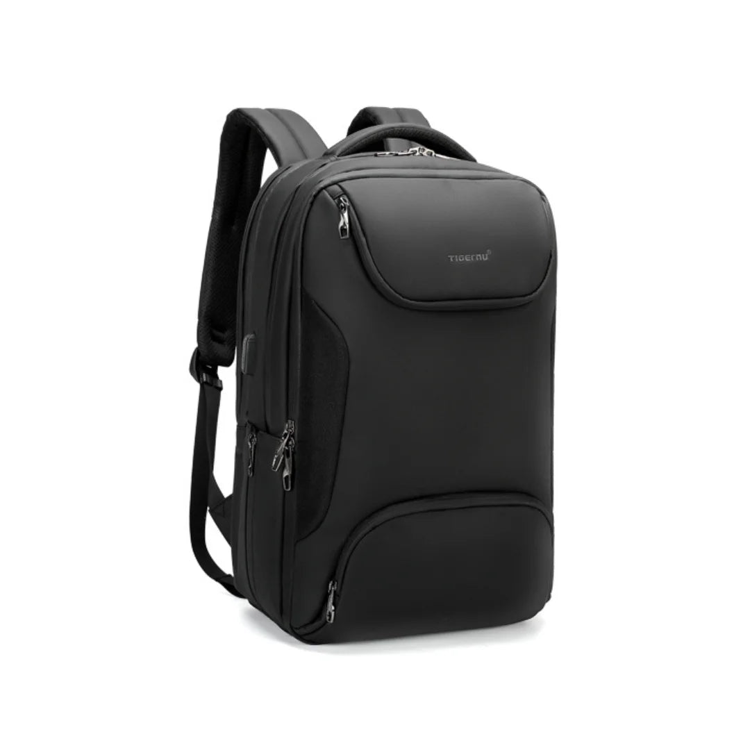 Mochila para Viagem Multi Bolsos e USB Impermeável Turim
