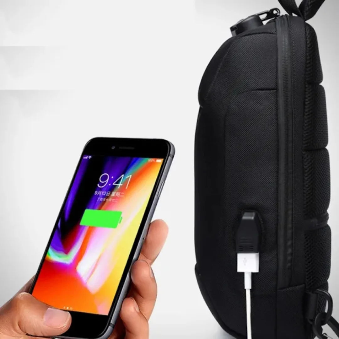 Shoulder Bag Antifurto Impermeável Porta USB Lorca