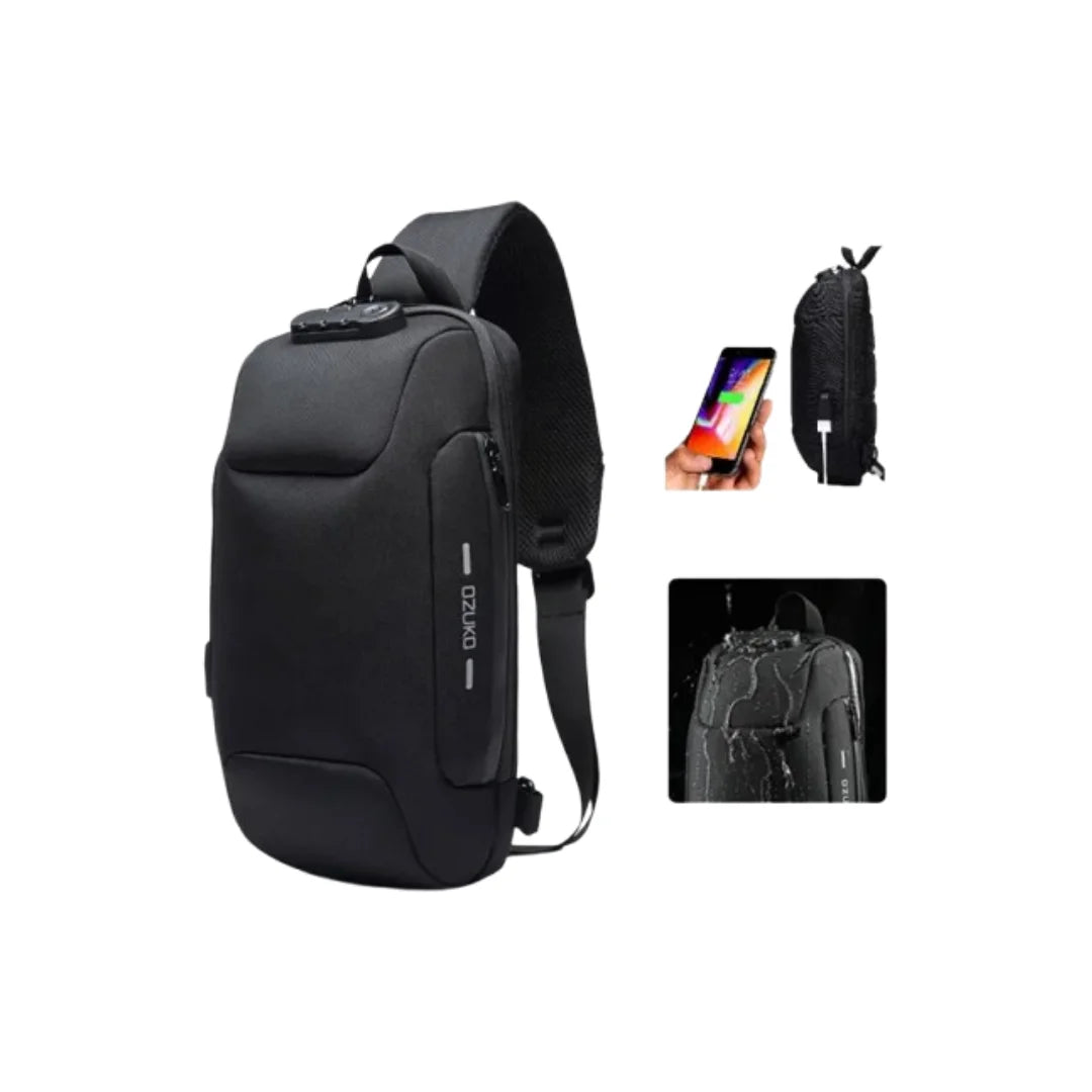 Shoulder Bag Antifurto Impermeável Porta USB Lorca
