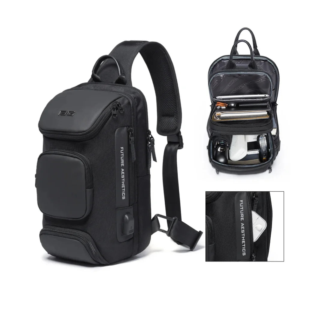 Shoulder Bag Antifurto Porta USB Berlim