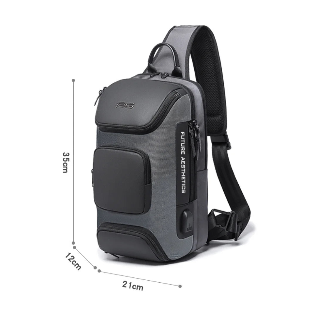 Shoulder Bag Antifurto Porta USB Berlim