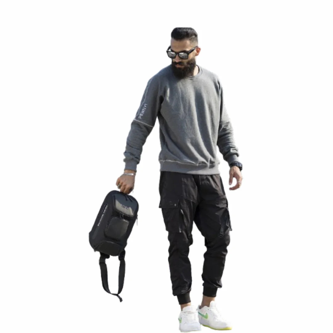 Shoulder Bag Antifurto Porta USB Berlim
