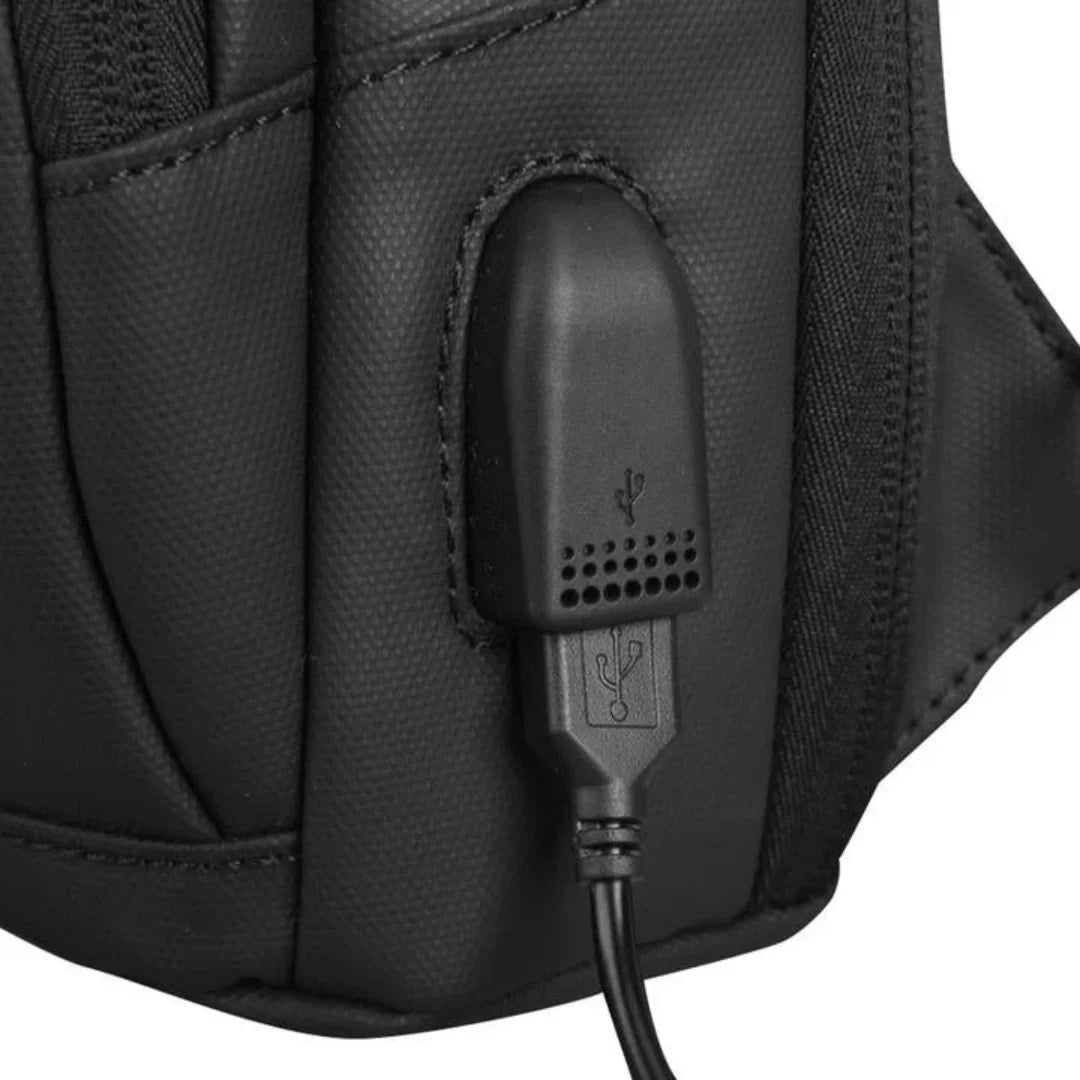 Shoulder Bag Compacta Porta USB Impermeável Naxos