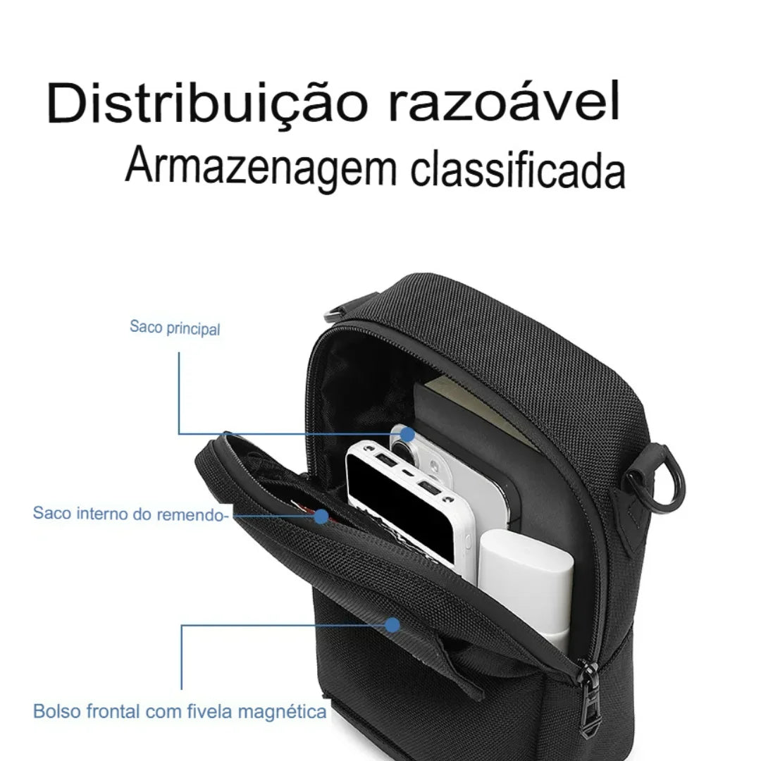 Shoulder Bag Compacta e Impermeável Kyoto