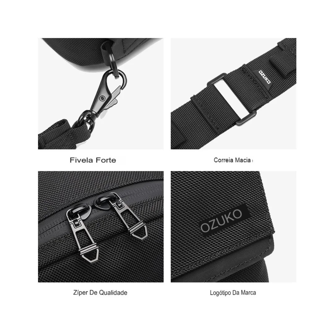 Shoulder Bag Compacta e Impermeável Kyoto