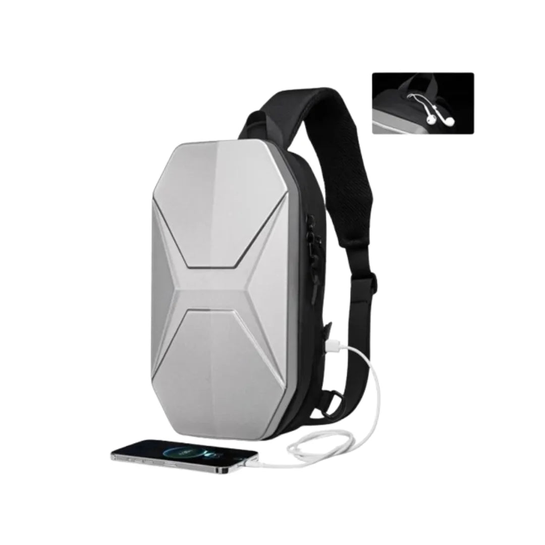 Shoulder Bag Impermeável Porta USB de Grande Capacidade Creta