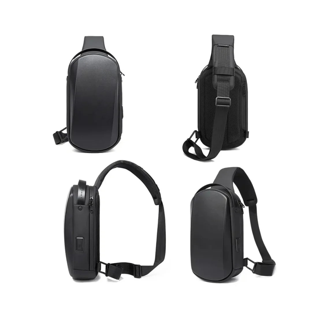 Shoulder Bag Impermeável Rígida e Futurista Bilbao