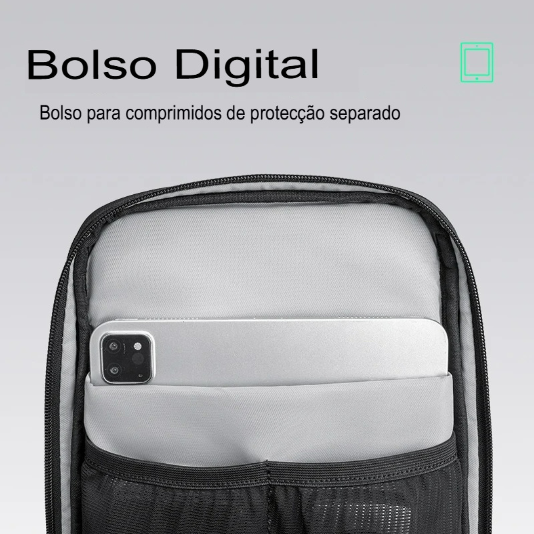 Shoulder Bag Viagem Urbana Impermeável Lusa