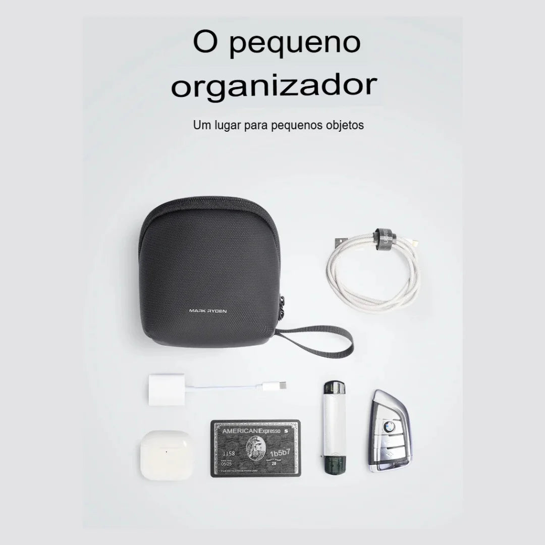 Tech Pouch Minimalista Executiva Impermeável Porto