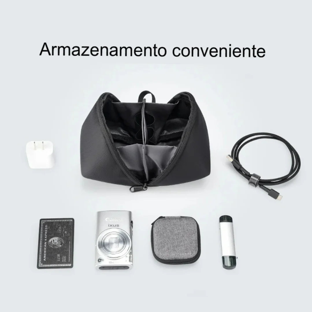 Tech Pouch Minimalista Executiva Impermeável Porto
