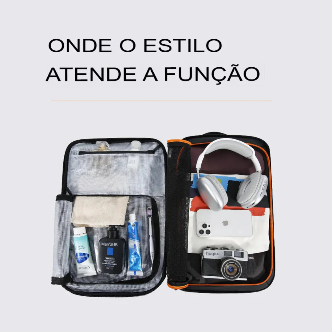 Mochila Executiva Antifurto Notebook Impermeável Braga