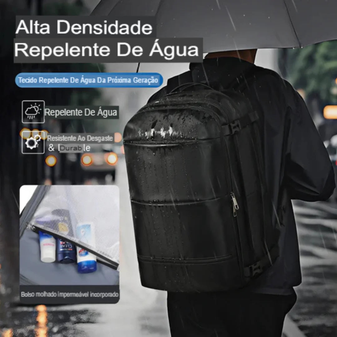 Mochila Executiva Expansível Antifurto Porta USB Andorra