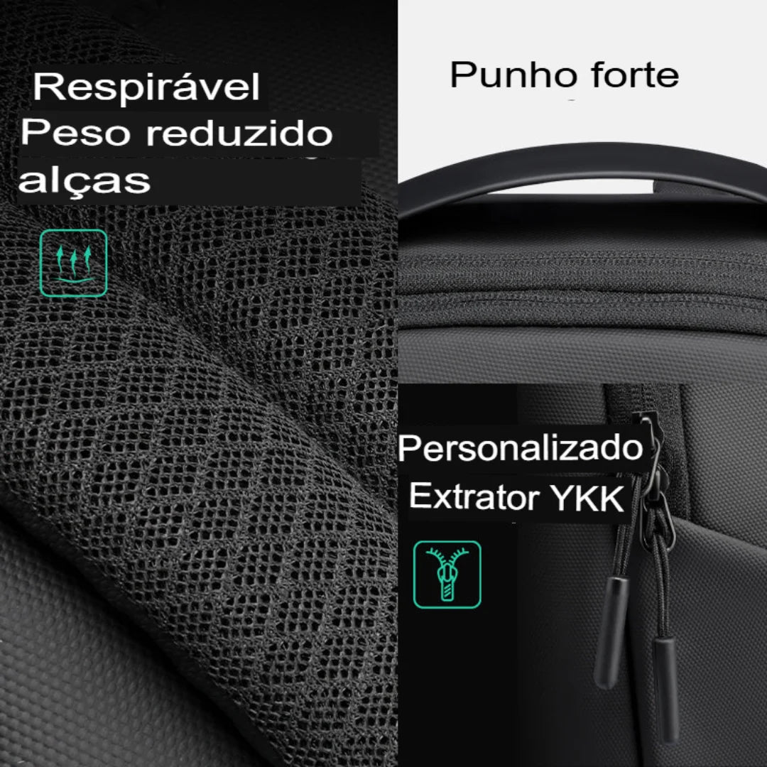 Mochila Executiva Minimalista Impermeável Lago