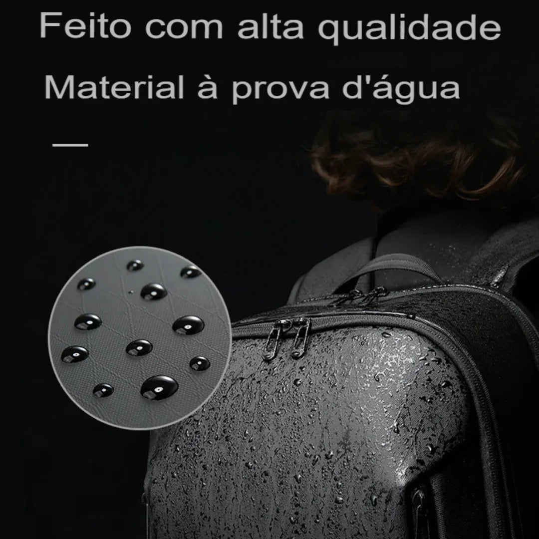 Mochila Executiva Minimalista Notebook Impermeável Bari
