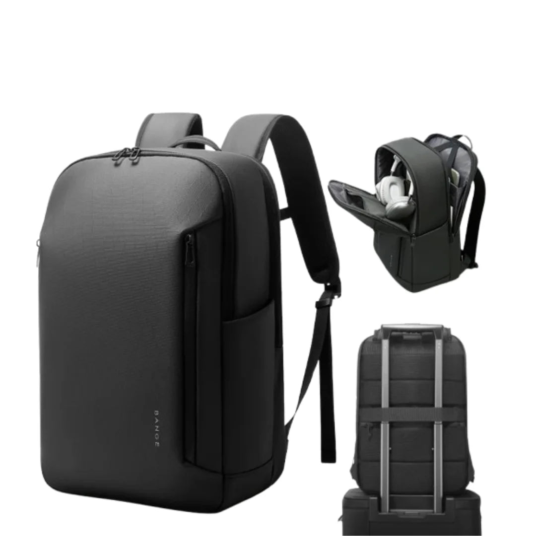 Mochila Executiva Minimalista Notebook Impermeável Bari