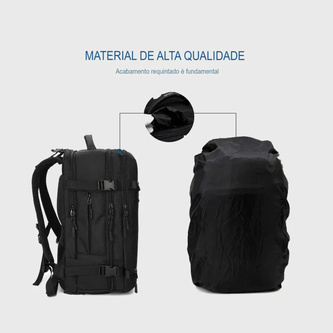 Mochila Executiva de Grande Capacidade Impermeável Viena