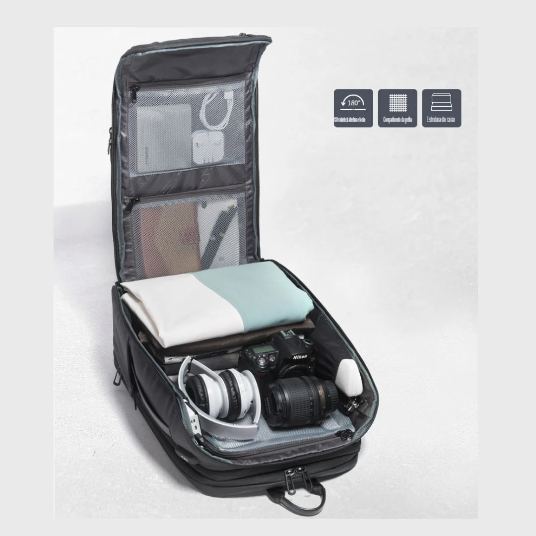 Mochila Executiva e Viagem Expansível USB Verona