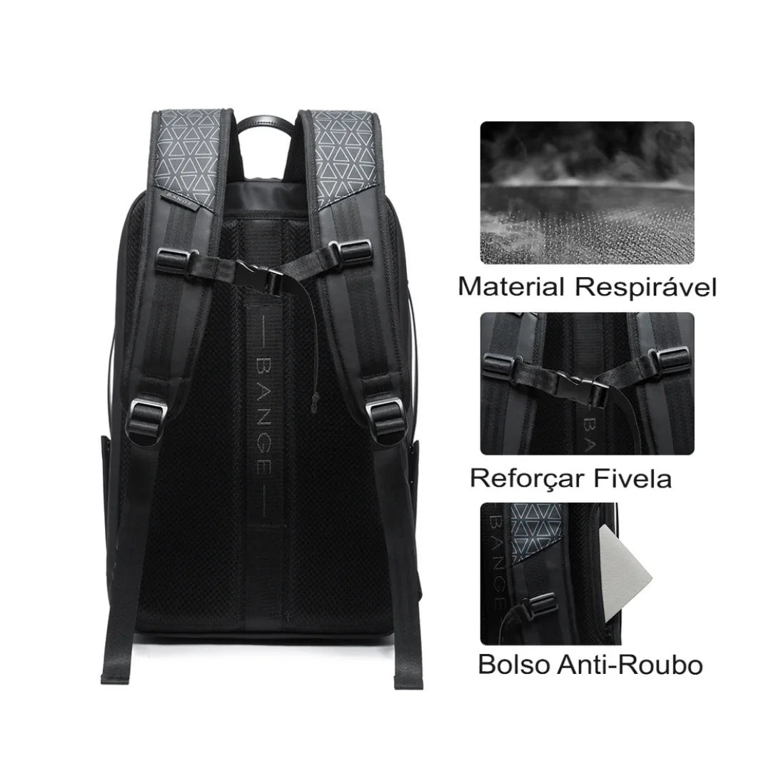 Mochila Executiva e Viagem Expansível USB Verona
