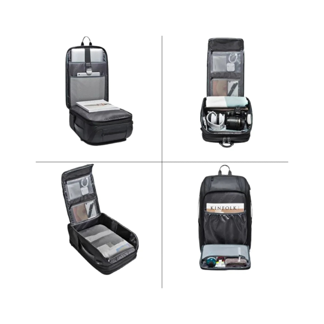 Mochila Executiva e Viagem Expansível USB Verona