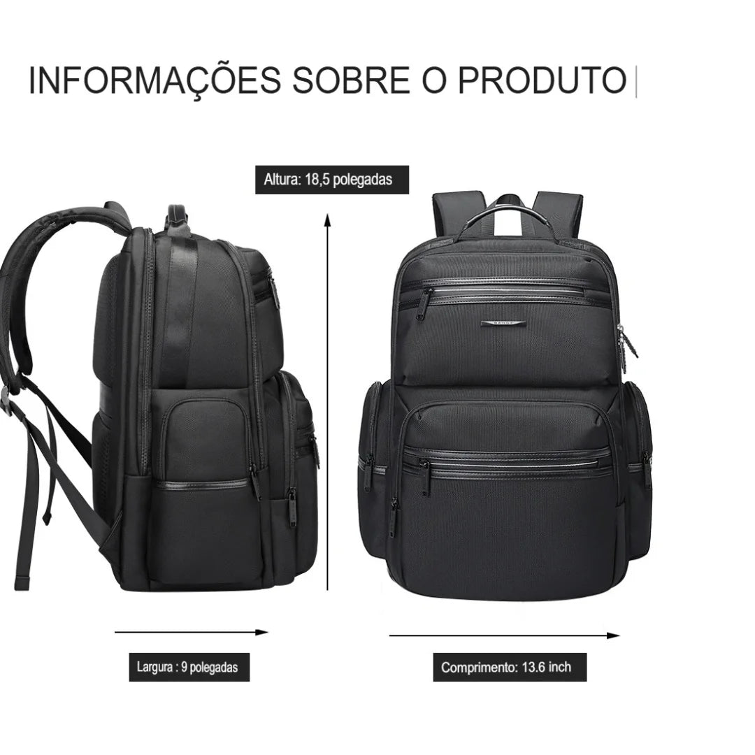 Mochila Para Notebook e Viagem Impermeavel USB Orion