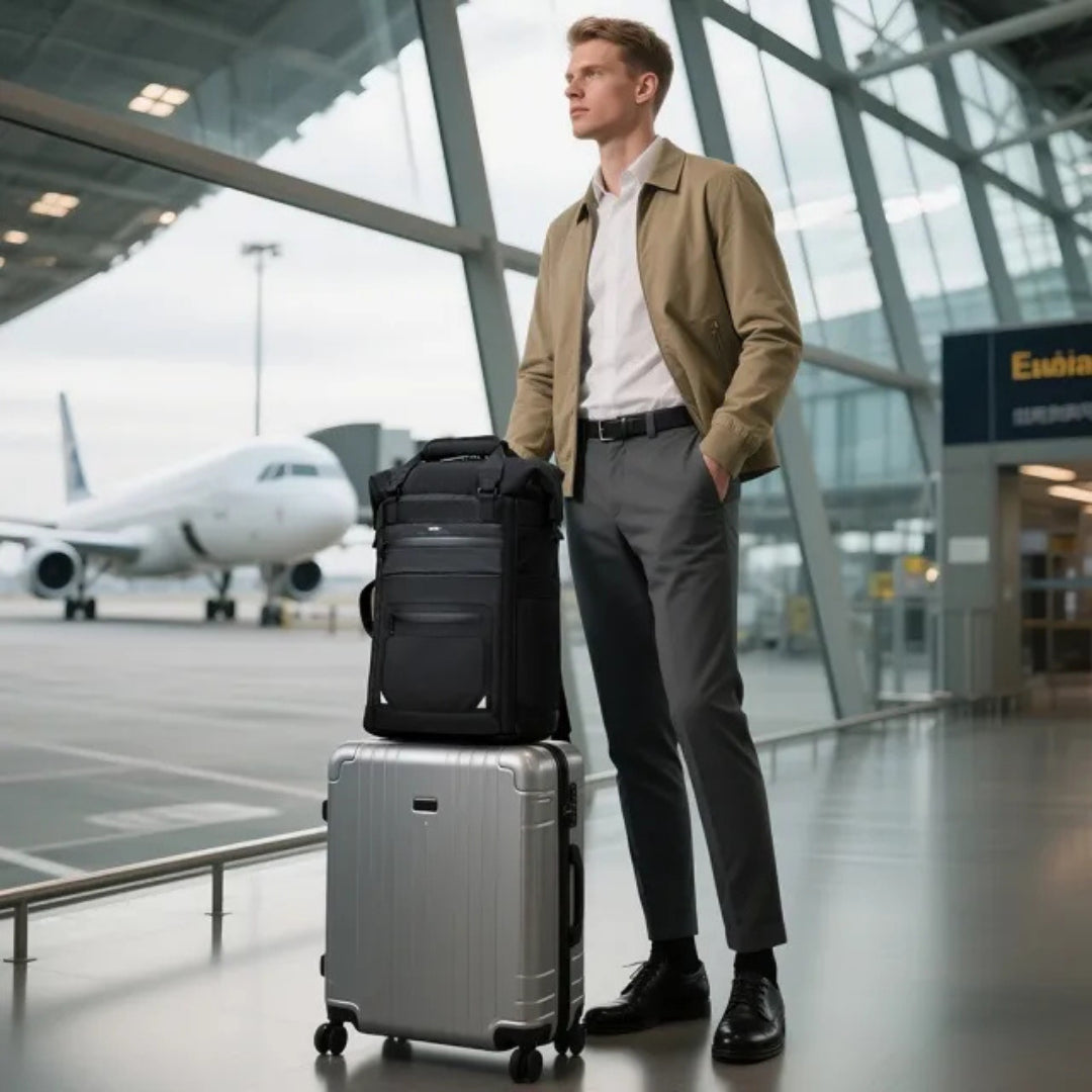 Mochila Para Notebook e Viagem Executiva Antifurto Axis