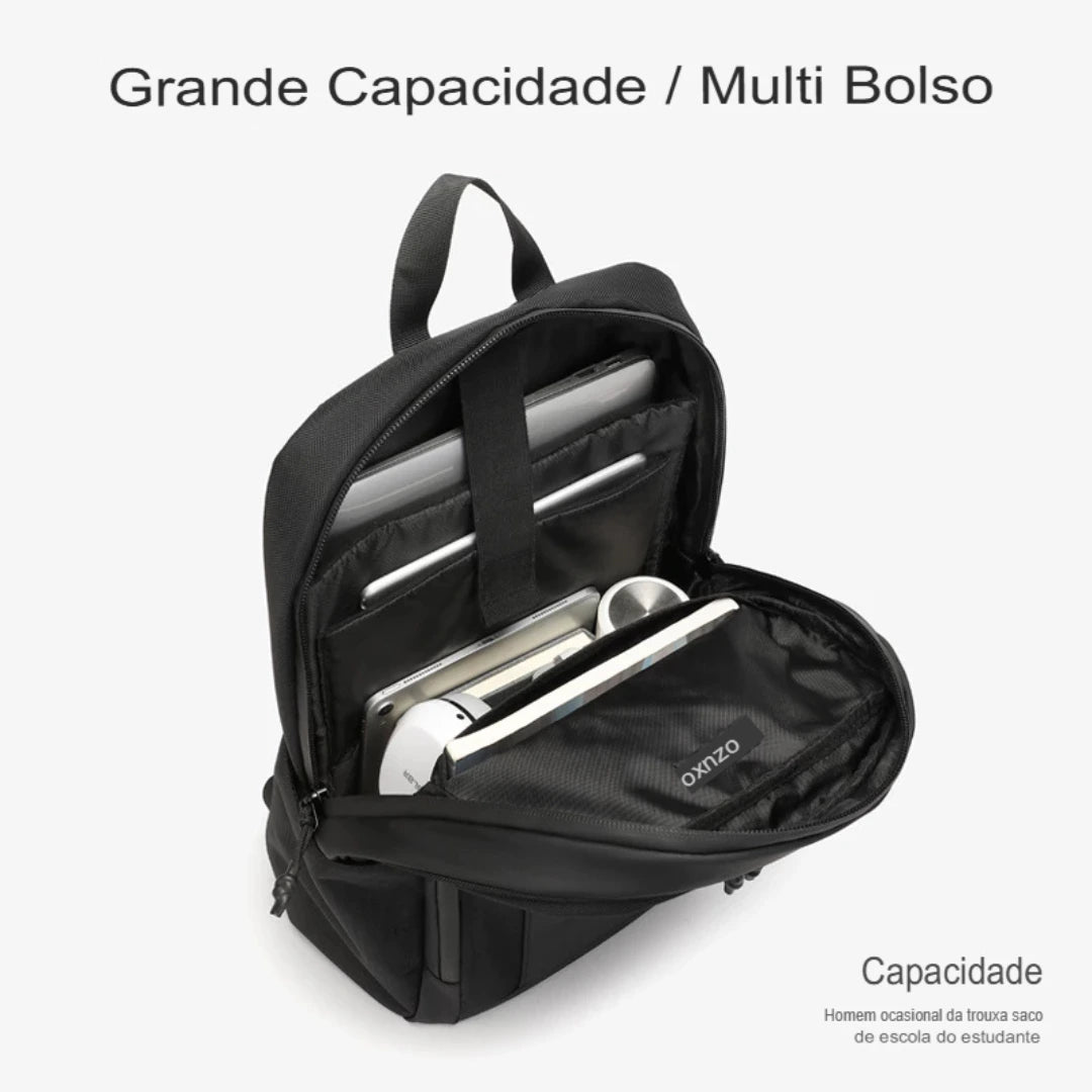 Mochila Para Notebook e Viagem Executiva Impermeável Vector