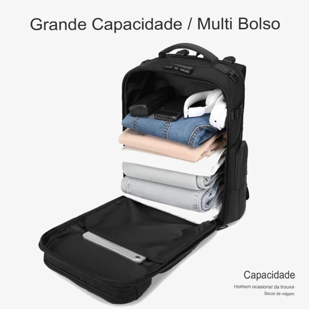 Mochila Para Viagem com Grande Capacidade Madrid