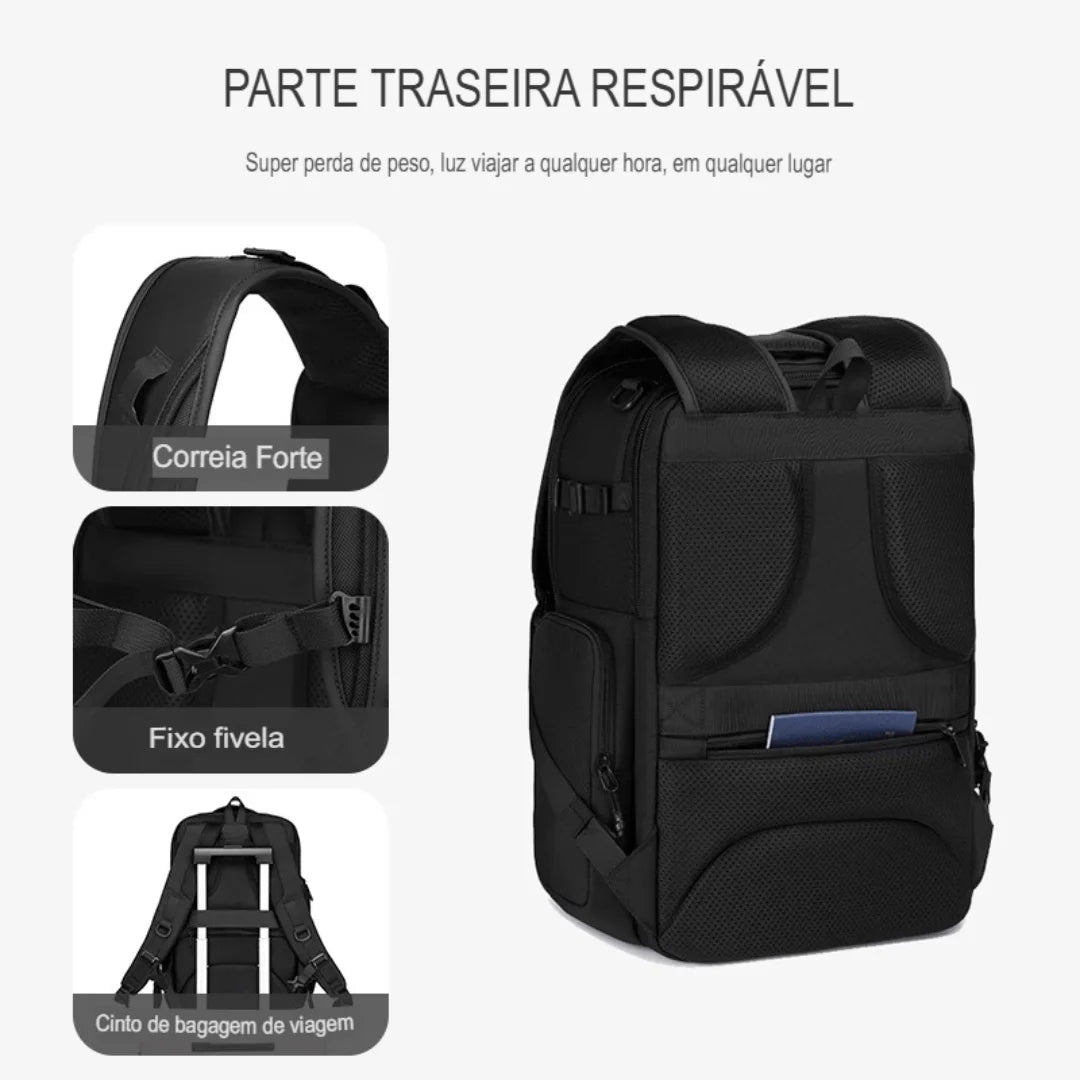 Mochila Para Viagem com Grande Capacidade Madrid