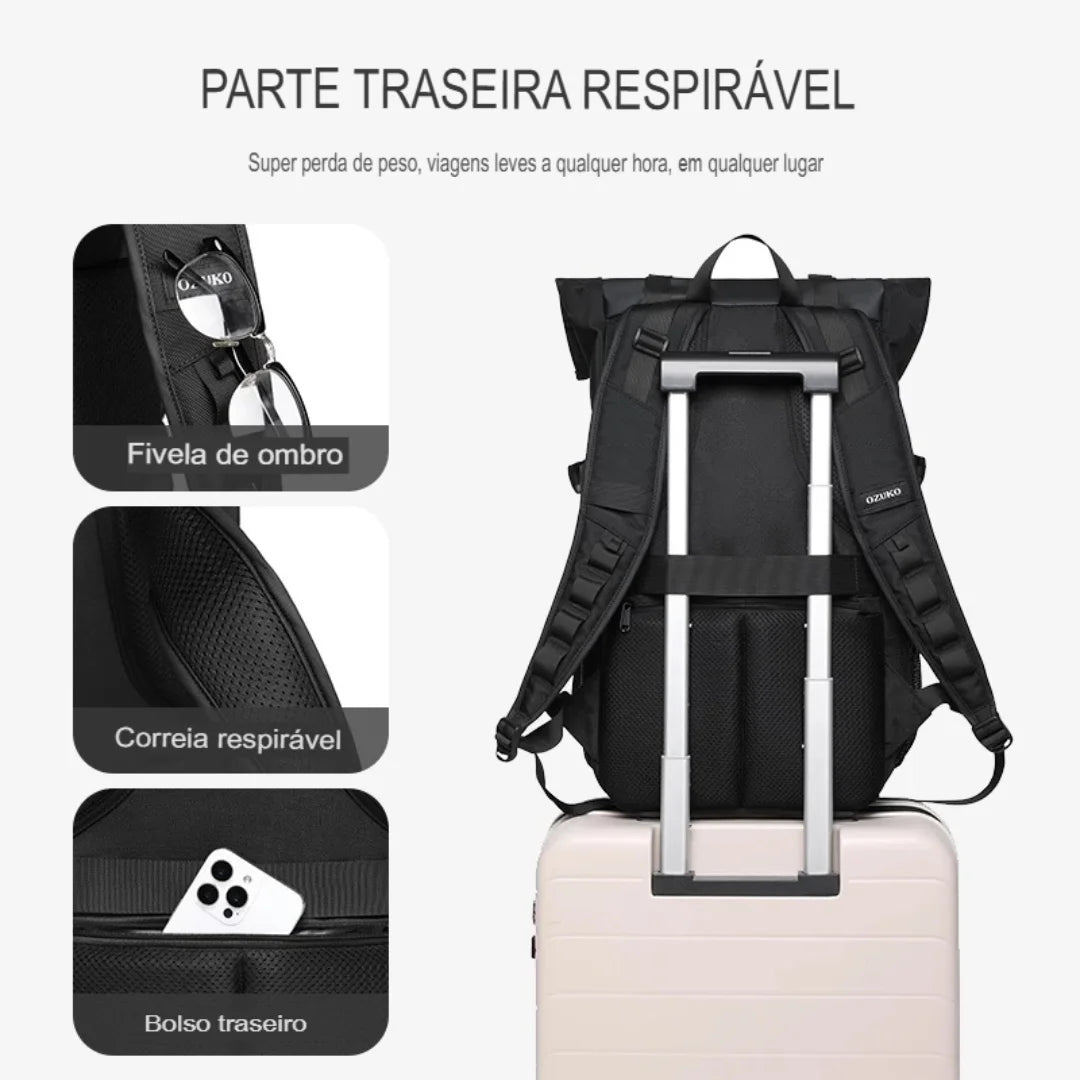 Mochila para Viagem Expansiva e Impermeável Vigo
