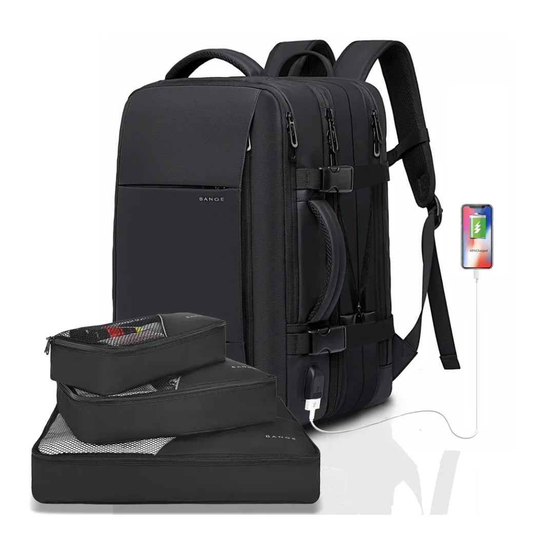 Mochila para Viagem Expansível Impermeável Milão