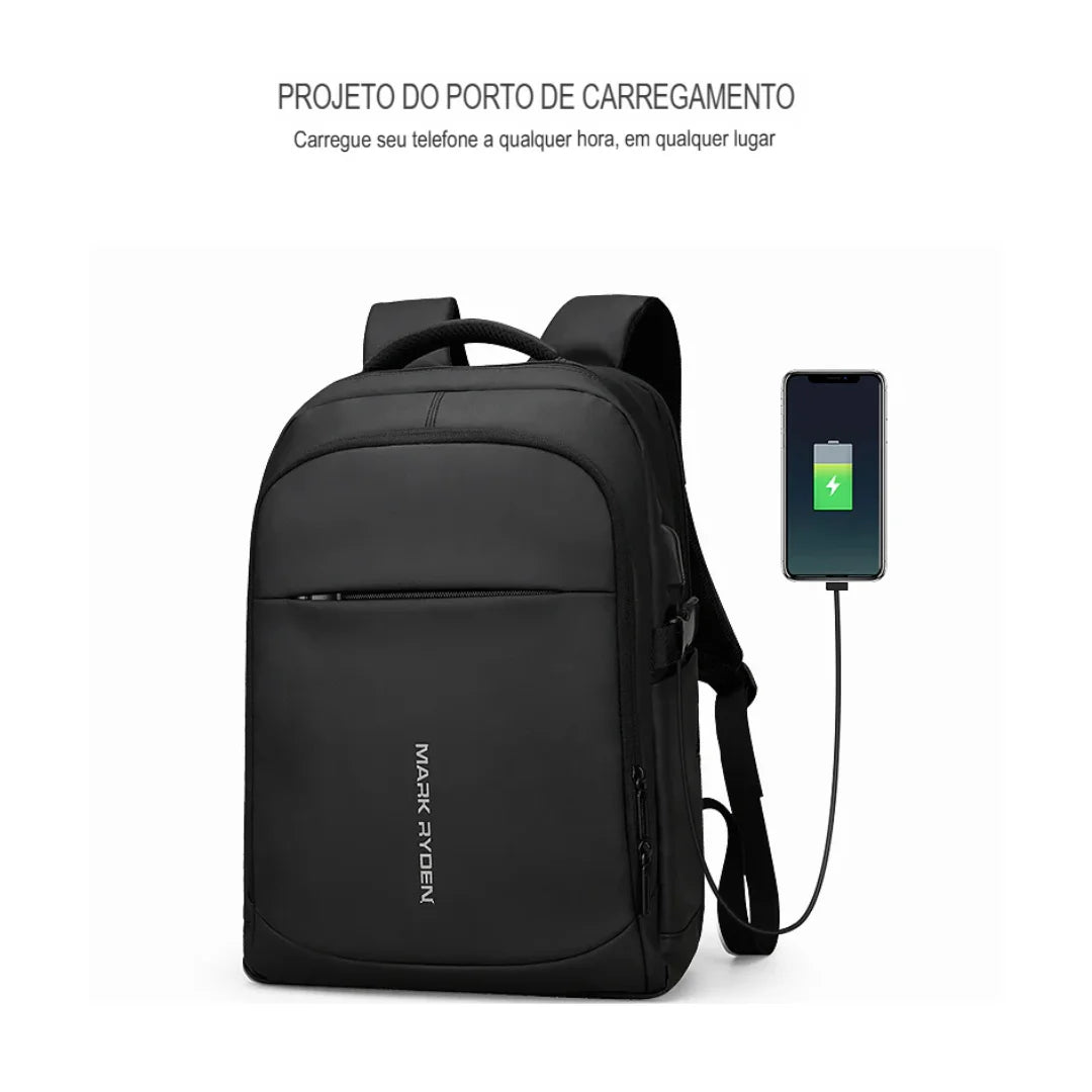 Mochila para Viagem Impermeável Espaçosa Lume