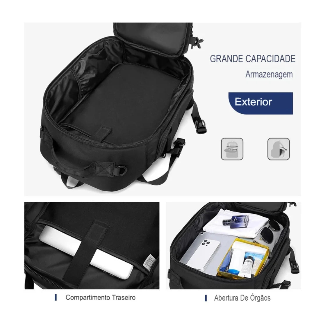 Mochila para Viagem Impermeável com Sistema Molle Bristol