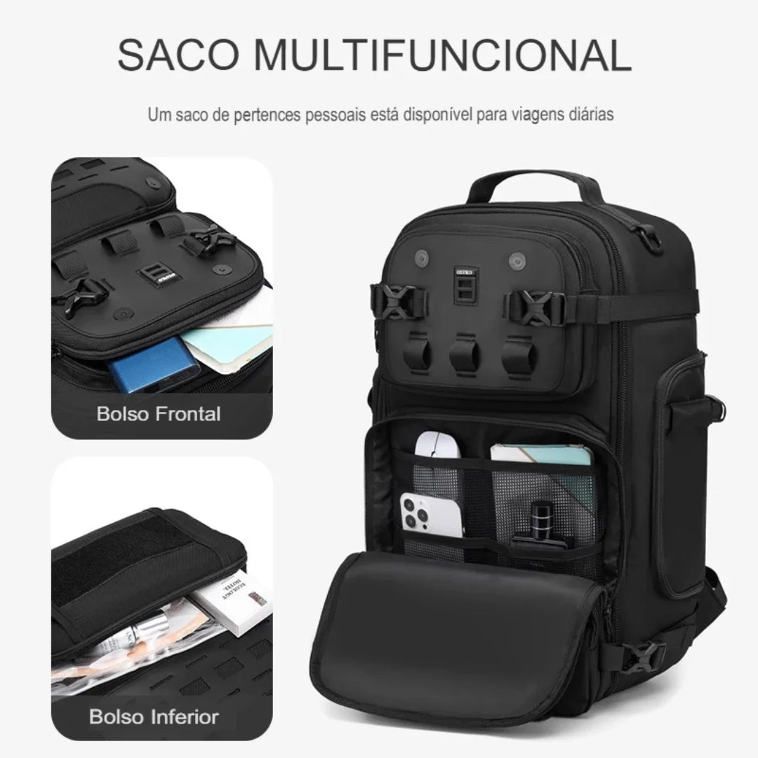 Mochila para Viagem Impermeável com Sistema Molle Bristol