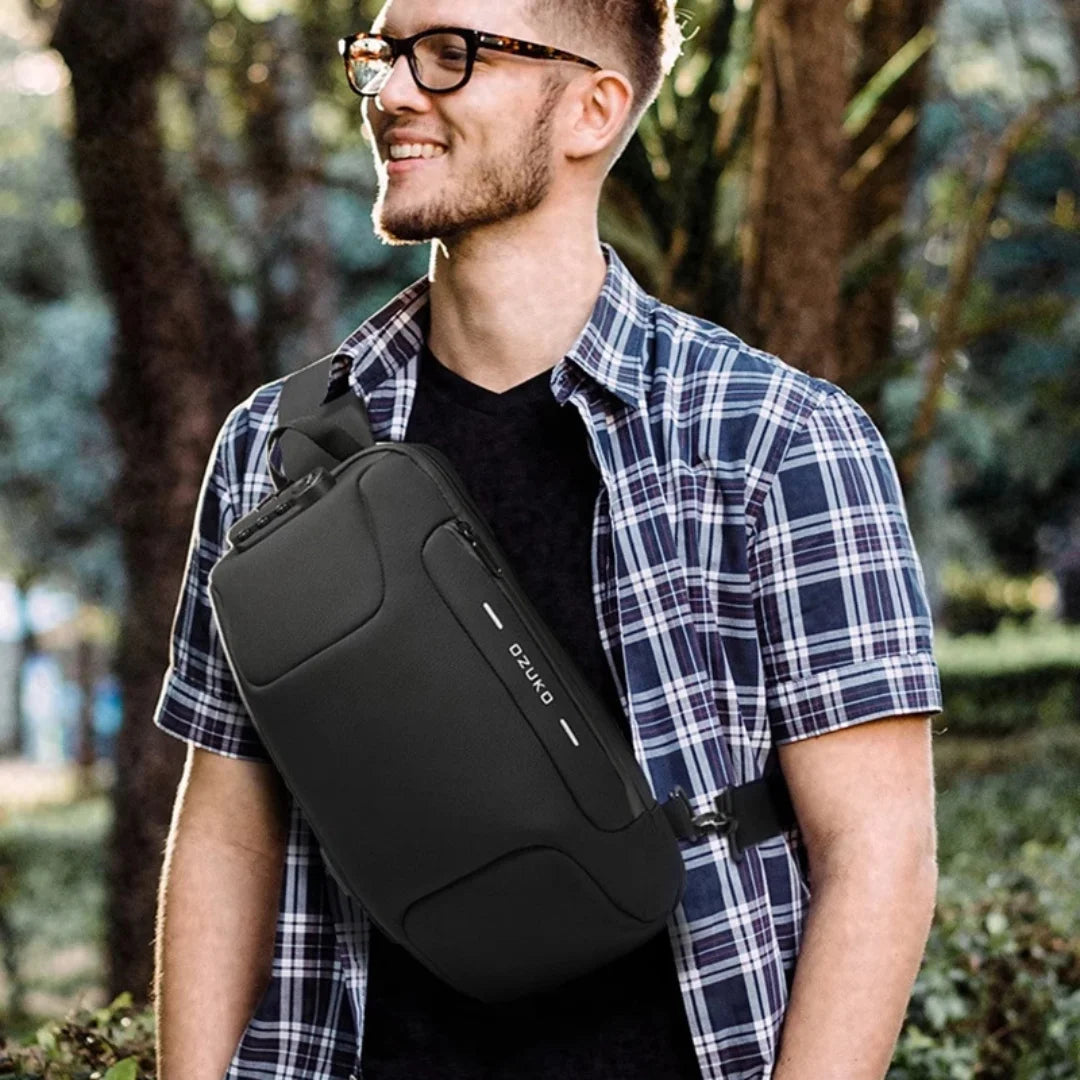 Shoulder Bag Antifurto Impermeável Porta USB Lorca