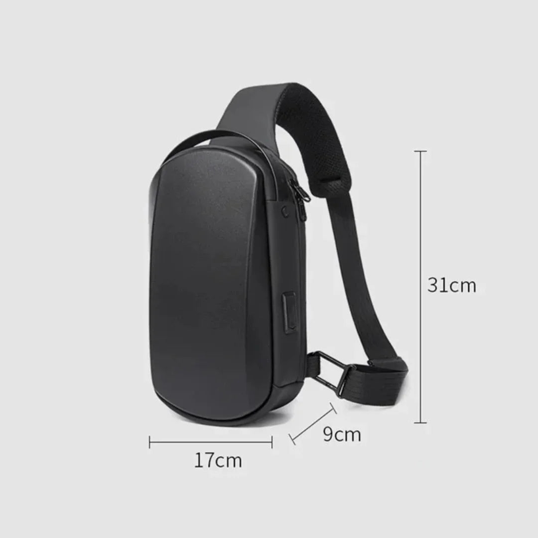 Shoulder Bag Impermeável Rígida e Futurista Bilbao