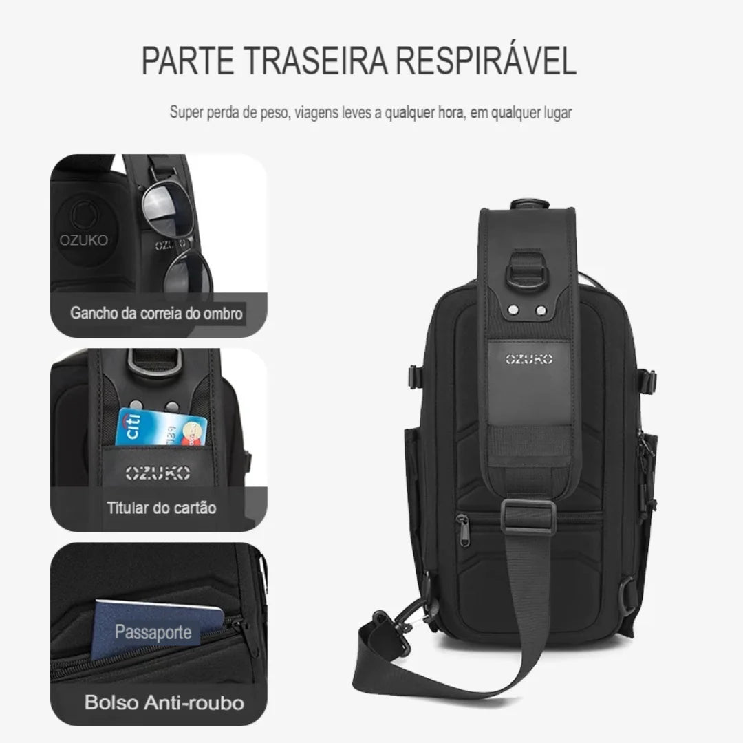 Shoulder Bag Impermeável de Grande Capacidade Mallorca