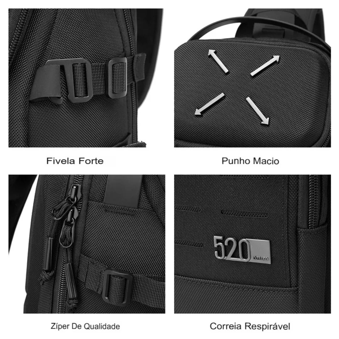 Shoulder Bag Impermeável de Grande Capacidade Mallorca
