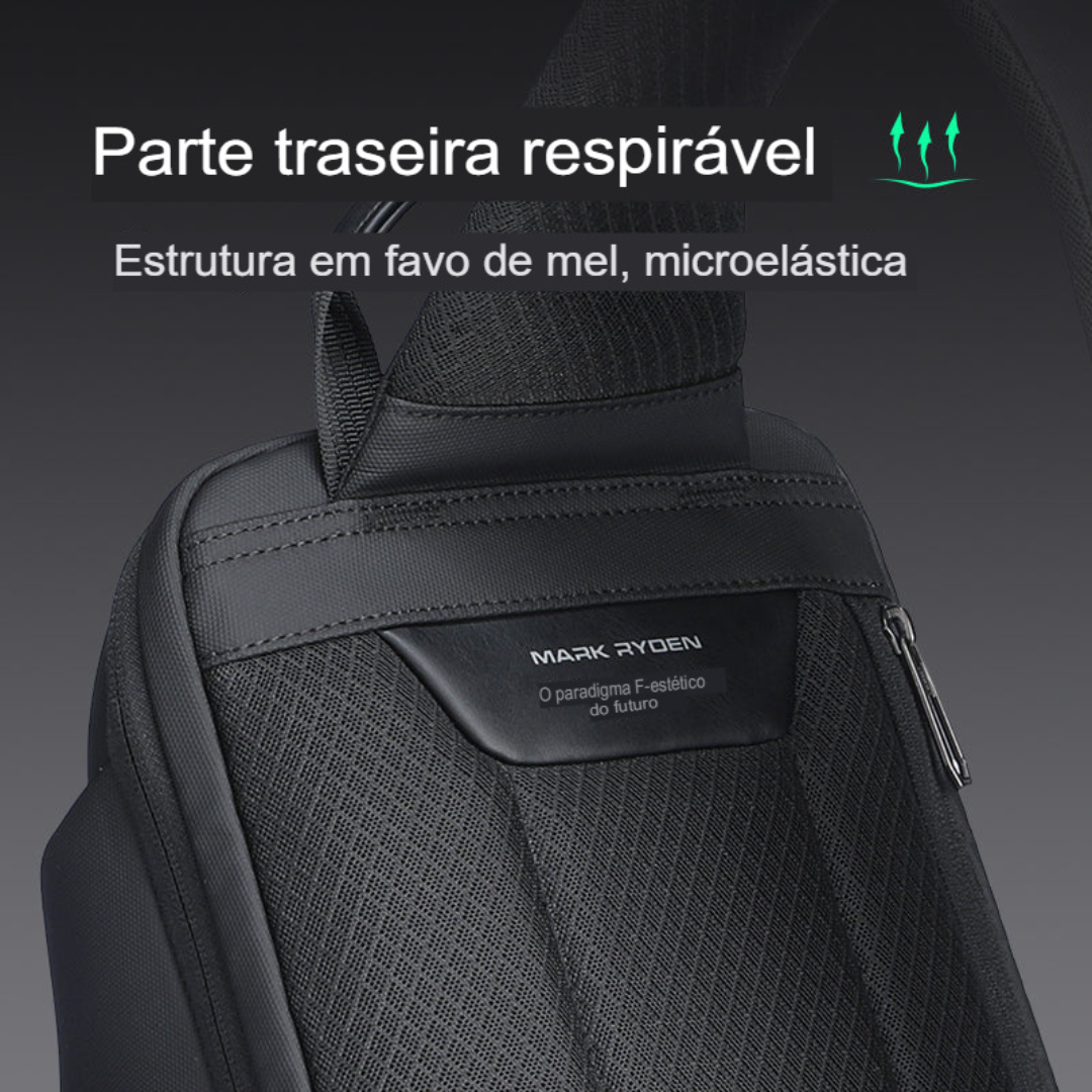 Shoulder Bag Viagem Urbana Impermeável Lusa