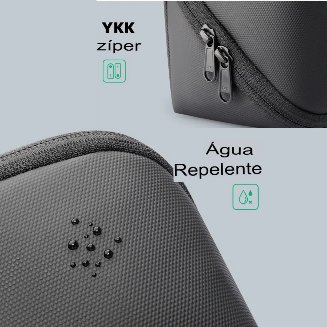 Tech Pouch Minimalista Executiva Impermeável Porto